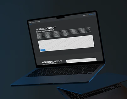 Minimalistic Modular Website