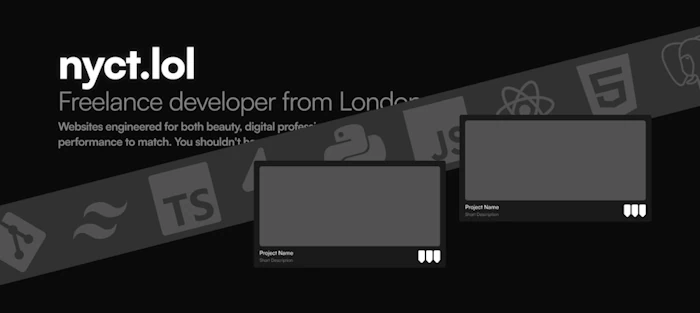 Old Portfolio Design